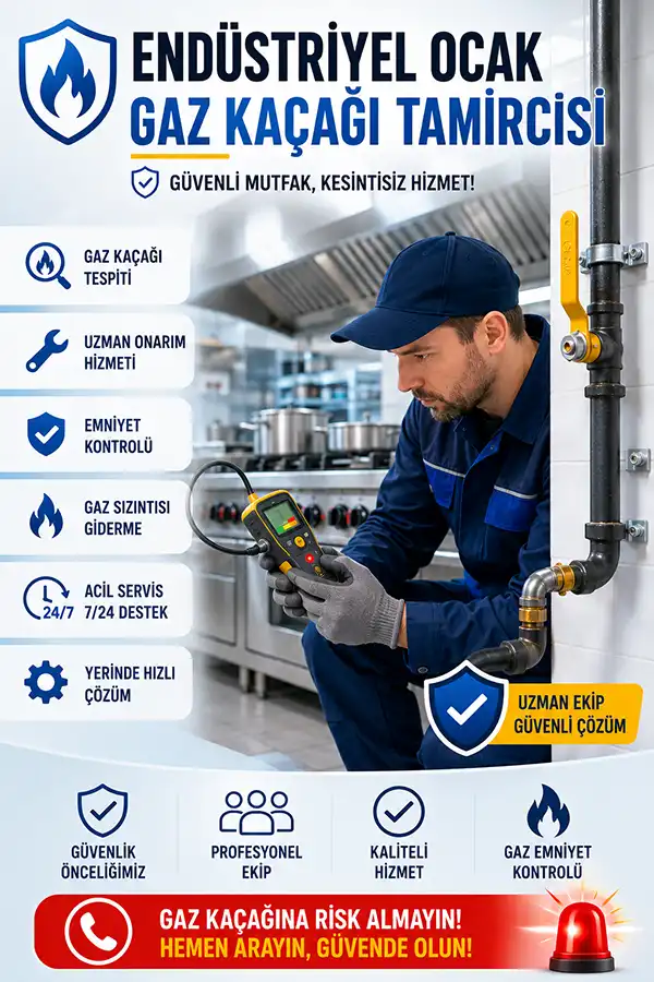 Endüstriyel Ocak Gaz Kaçağı Tamircisi