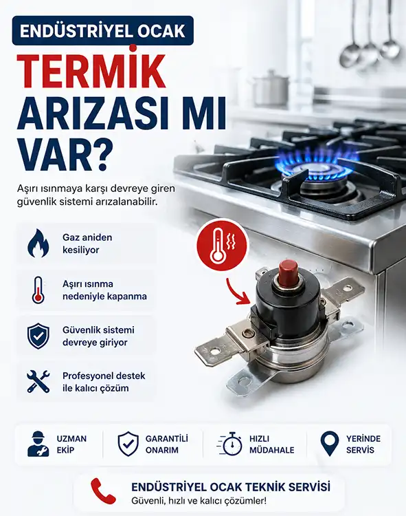Endüstriyel Ocak Termik Arızası mı Var