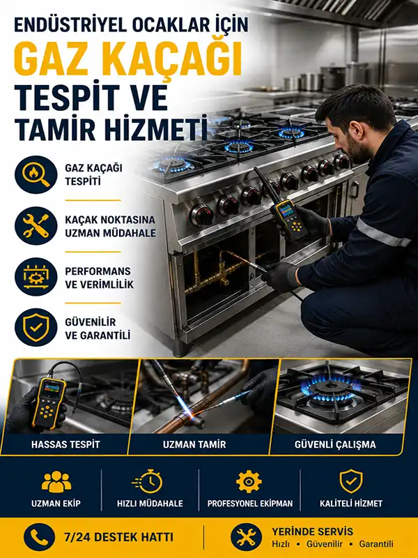 Ocak Gaz Kaçağı Servisi