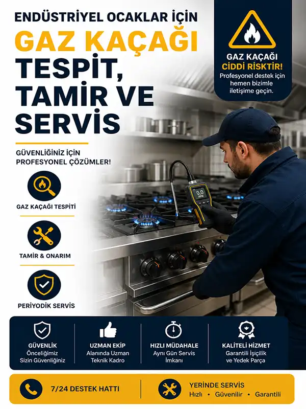 Sanayi Ocak Gaz Kaçağı Tespiti